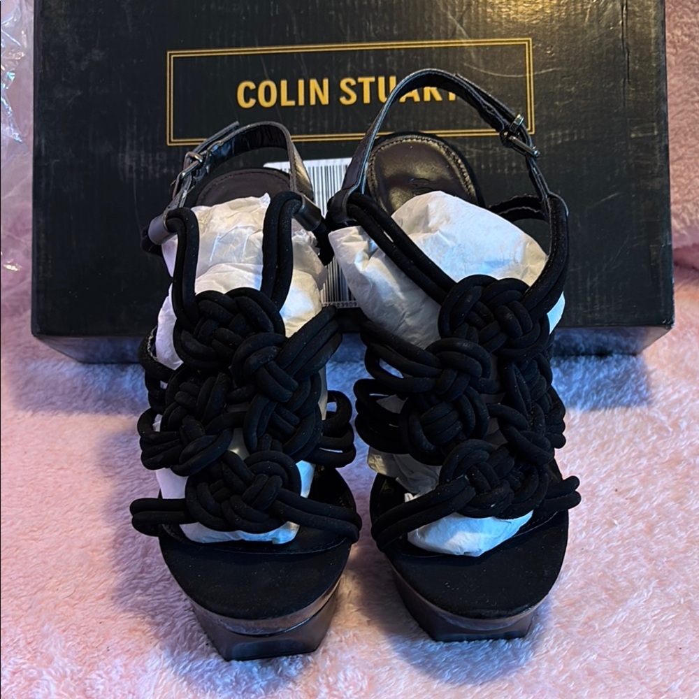 Colin Stuart Black Women's Sandals
